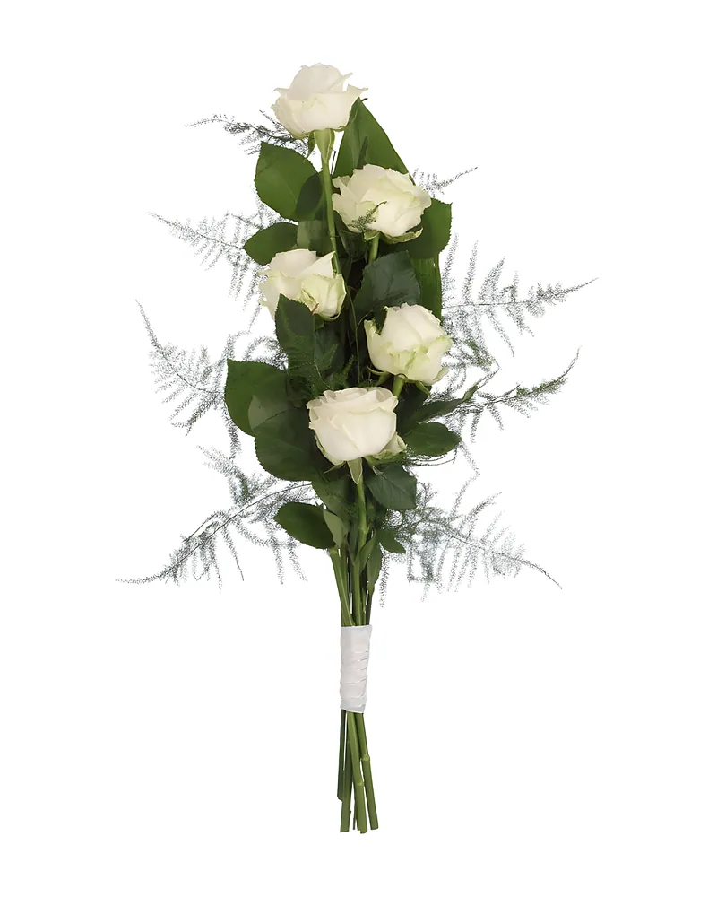 Witte Rozen Rouwboeket