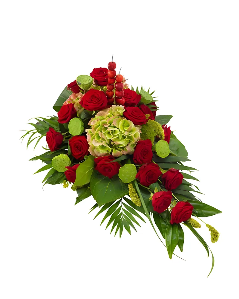 Rood rouwarrangement