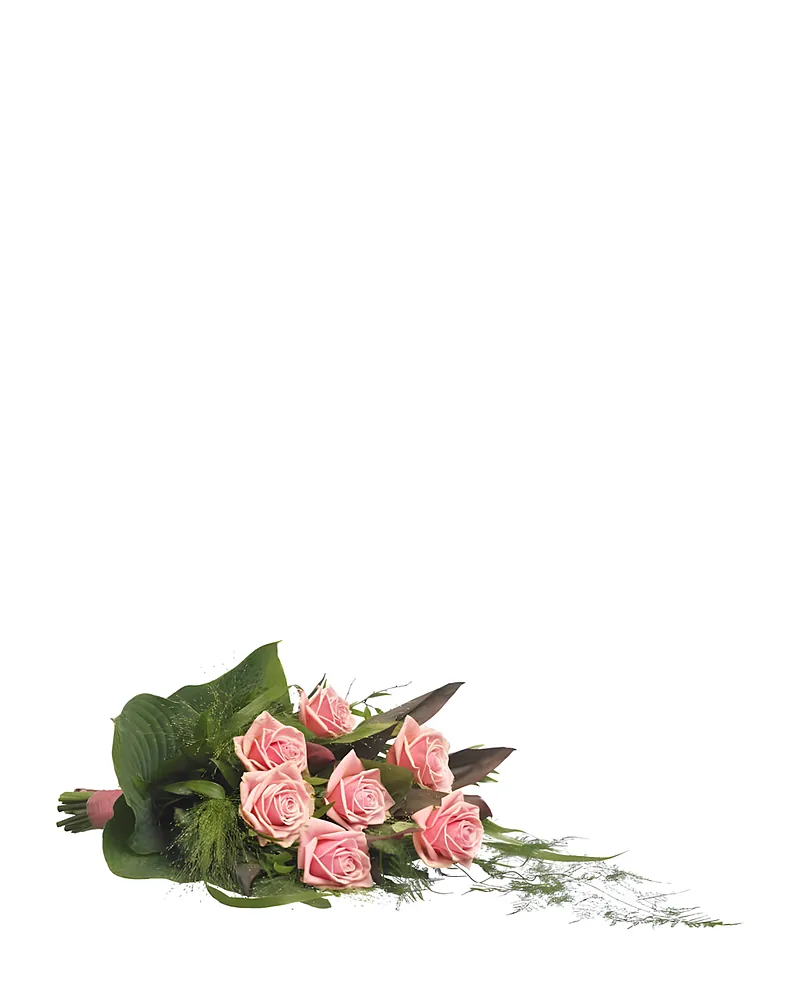 Roze Rouwboeket